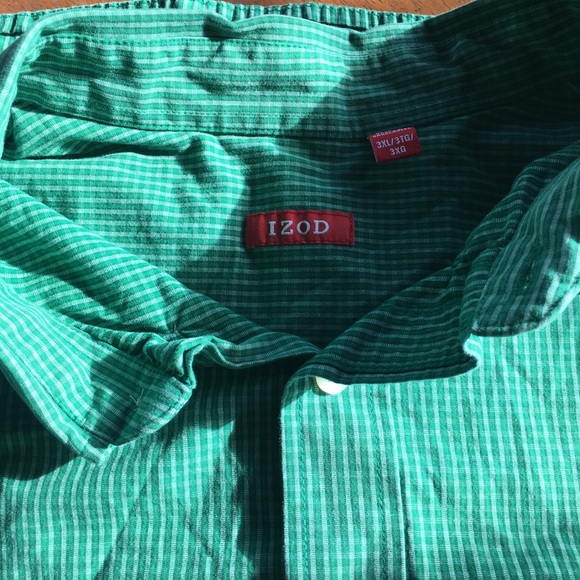 Very Nice IZOD Long Sleeve Button Down Shirt 3XL - Picture 2 of 5